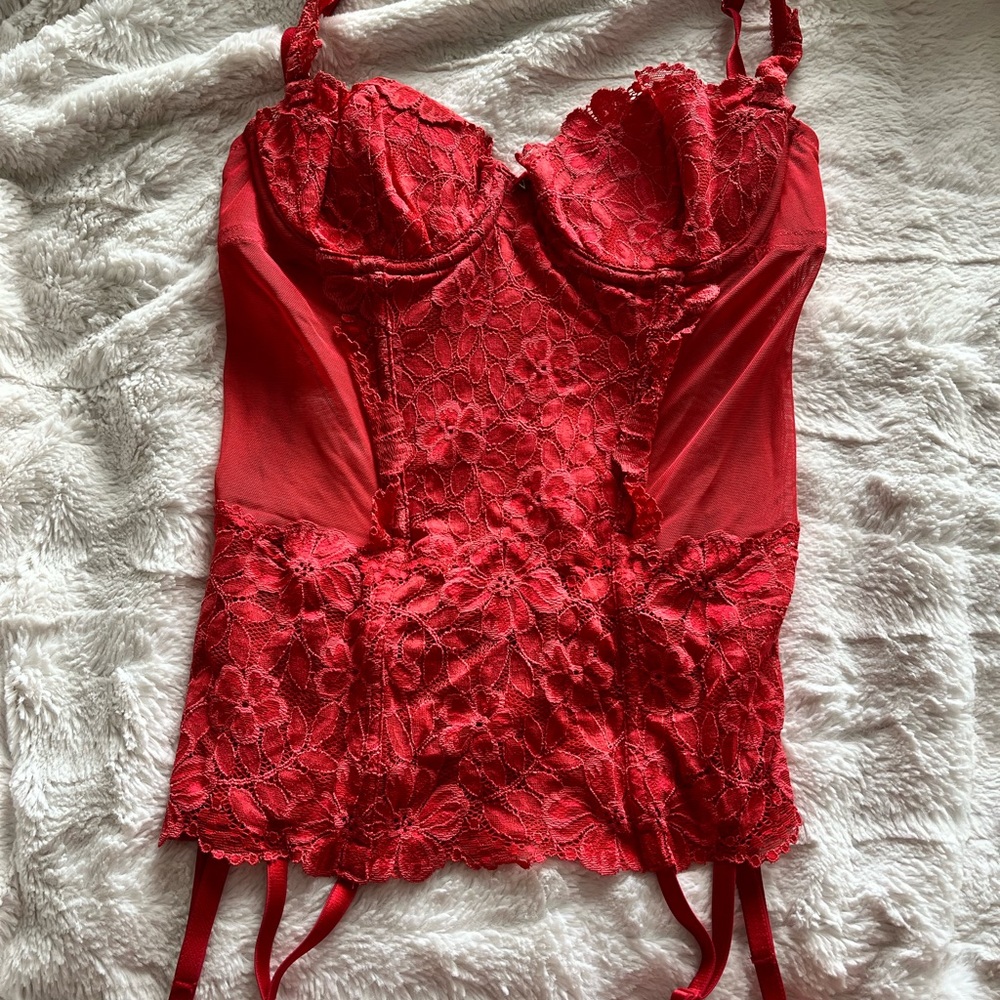 Vintage Victoria Secret Red Corset